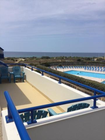 Bleu Marine Vue Ocean, 2 Chambres, Terrasse 30M2, Parking Privatif Et Piscine En Ete Lacanau Exteriér fotografie