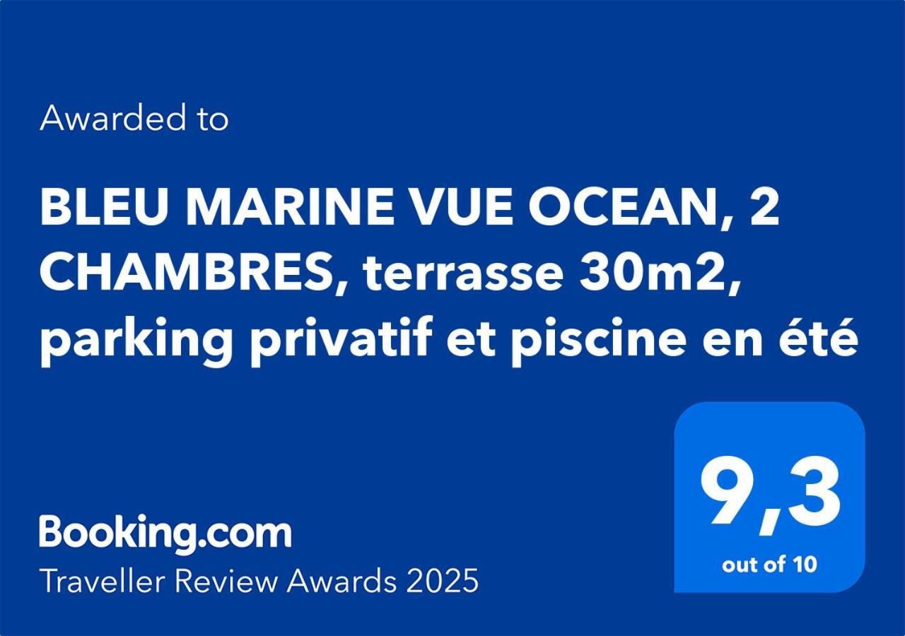 Bleu Marine Vue Ocean, 2 Chambres, Terrasse 30M2, Parking Privatif Et Piscine En Ete Lacanau Exteriér fotografie